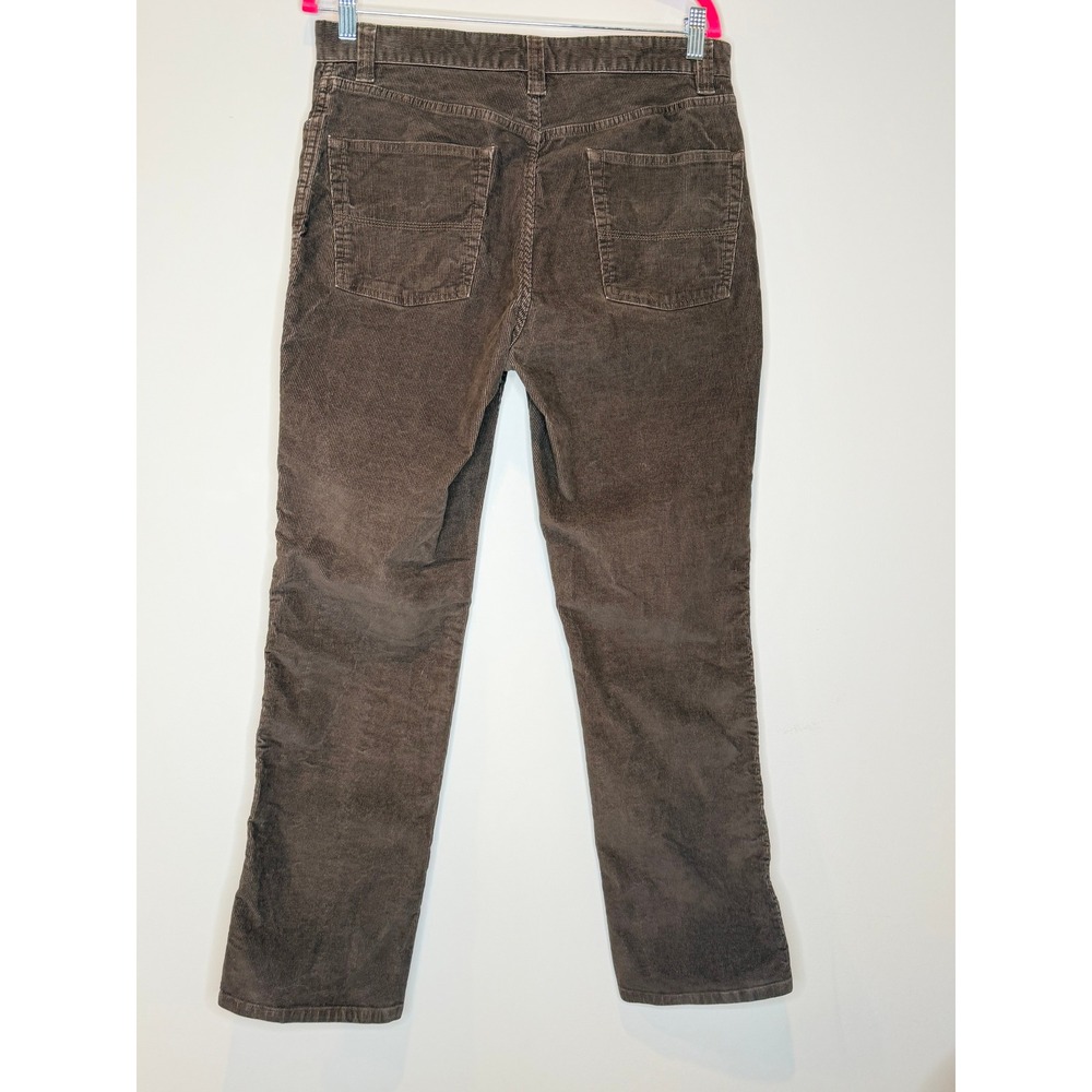 LL Bean Mens 33x30 Brown Corduroy Pants Standard Fit 502837 Cotton Stretch - Picture 5 of 7